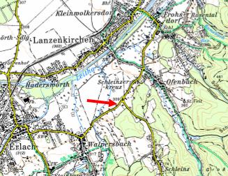 Karte Treffpunkt Schleinzer Kreuz