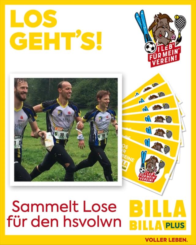 Sammelt bis 6.5.2023 Lose bei Billa und unterstützt unseren Verein! 
Lose auf los.billa.at einlösen. #ilebfuermeinverein #ilebfürmeinverein #billa #meinverein